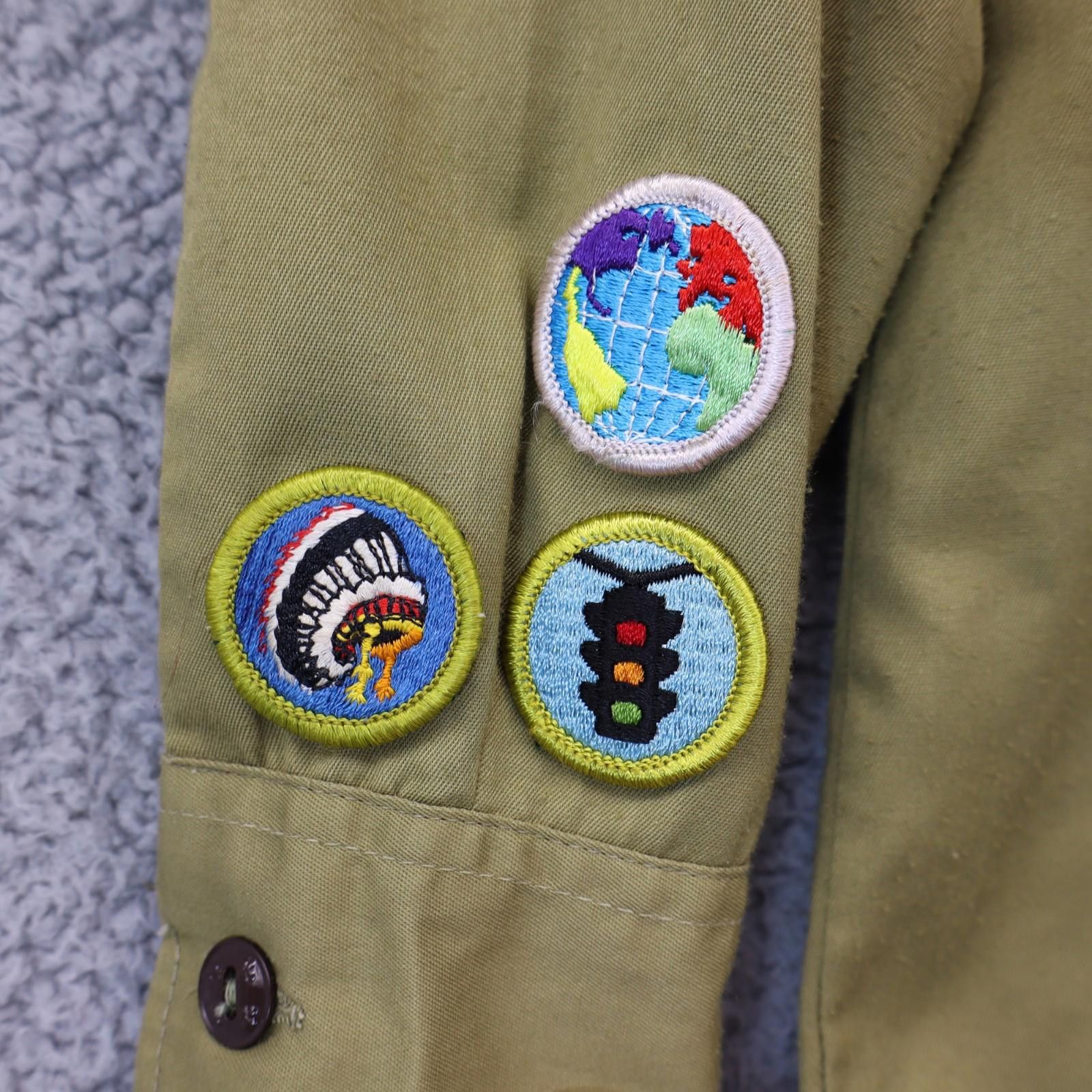 Other Vtg Cub Scouts BSA Shirt Youth Large Pedro 1970s Hankerchief Size ONE SIZE - 2 Thumbnail