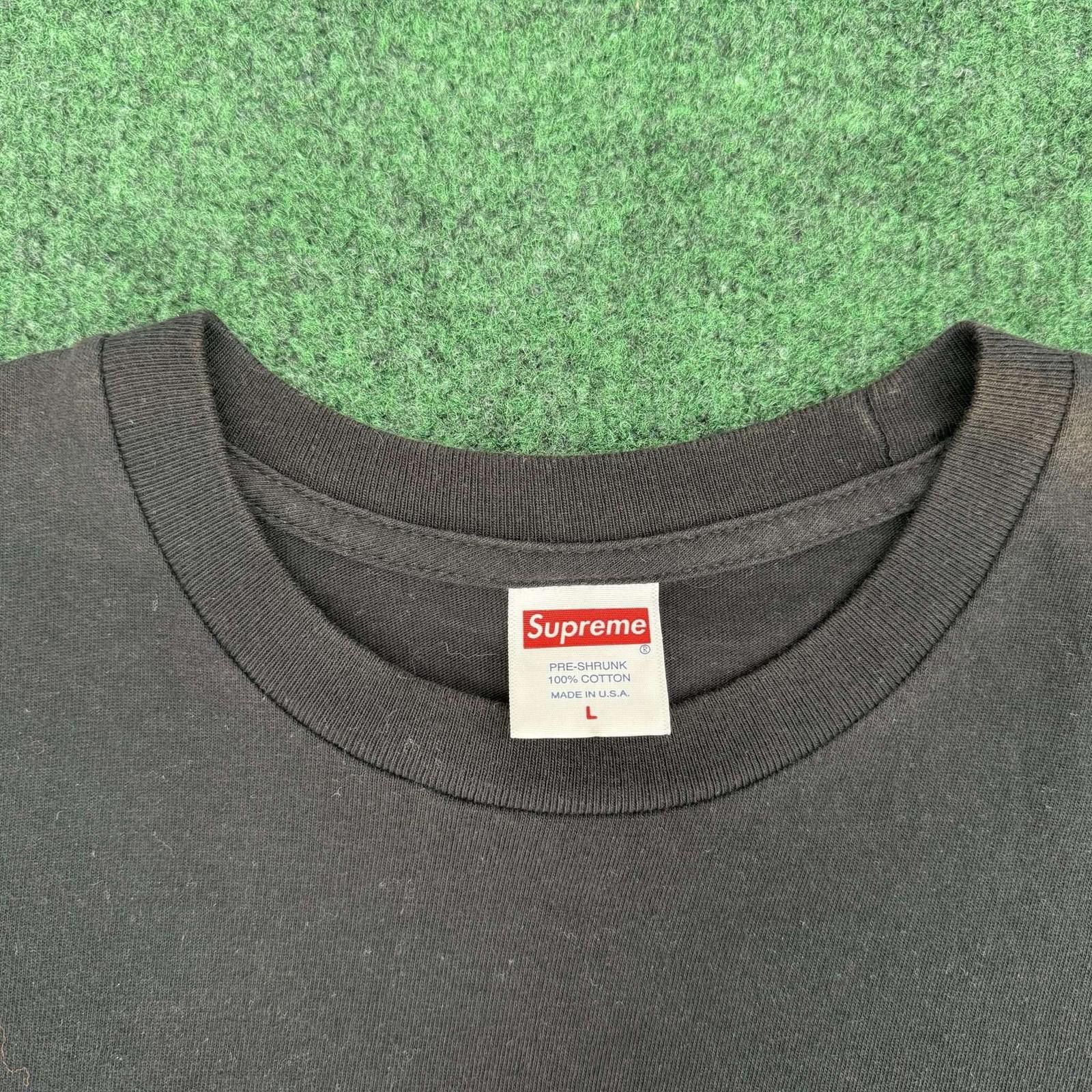 Supreme Supreme Anarchy Black Tee L Used Size US L / EU 52-54 / 3 - 3 Thumbnail