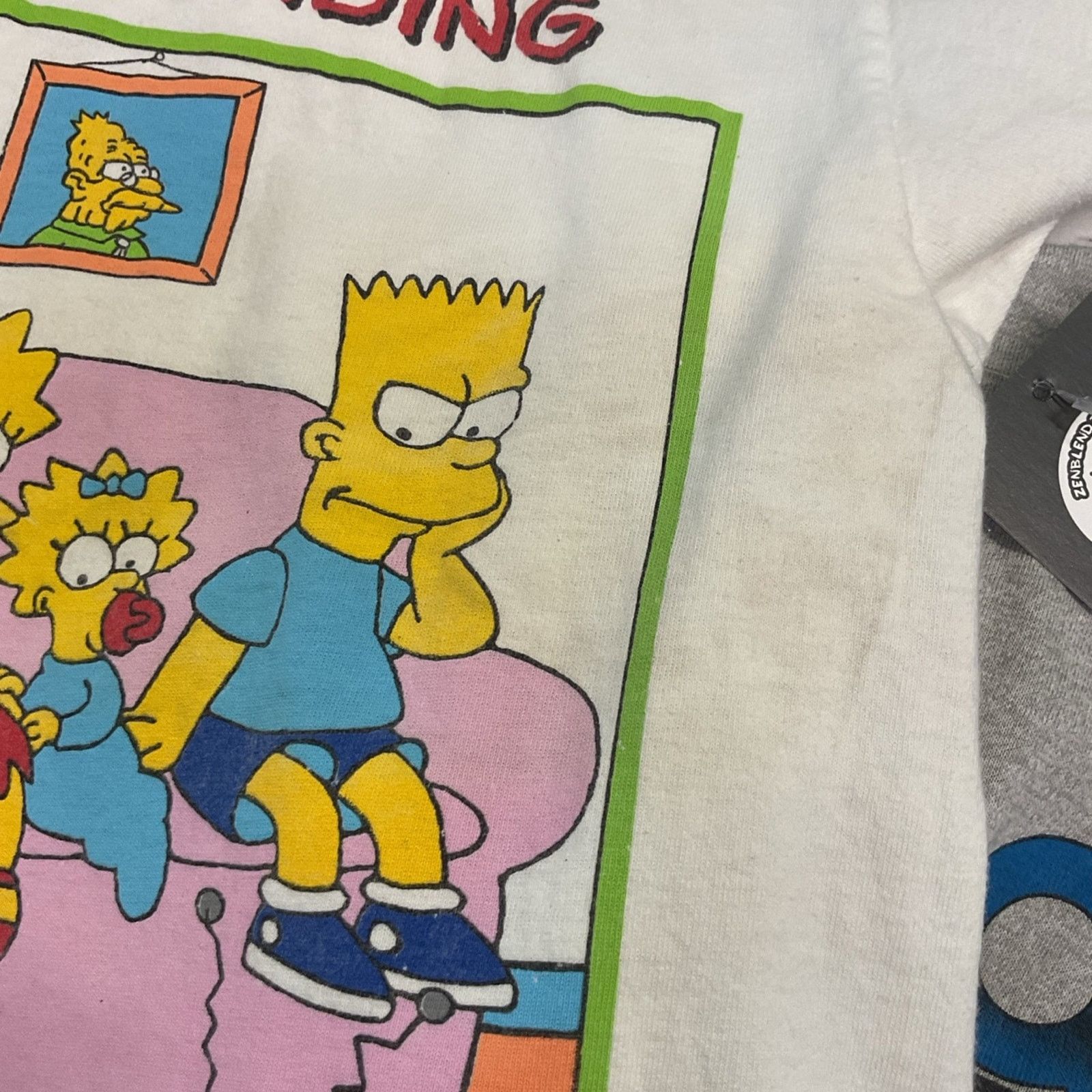 Gildan 1989 The Simpsons Family Bonding Vintage T-Shirt Size US M / EU 48-50 / 2 - 6 Thumbnail