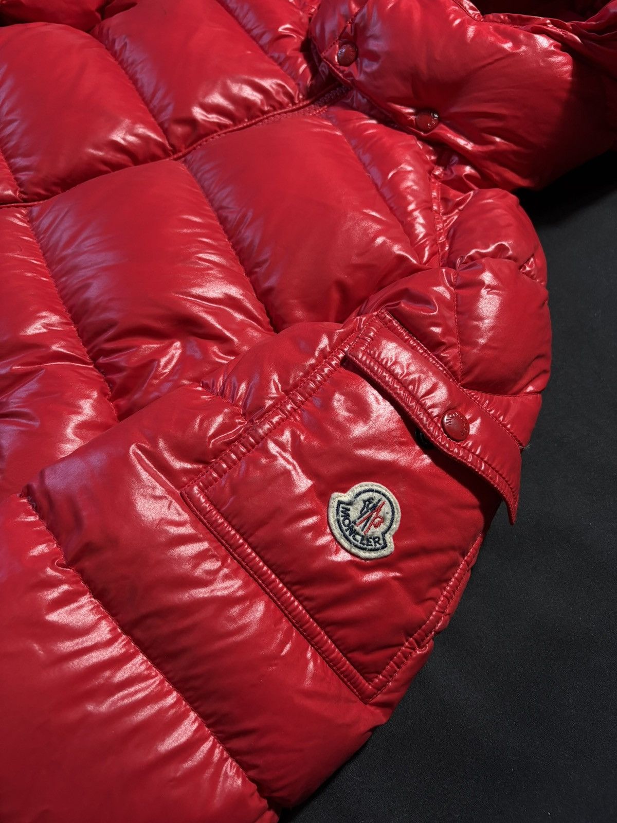 Other Moncler Maya Red Hooded Jacket - Size 2 Size US M / EU 48-50 / 2 - 3 Thumbnail