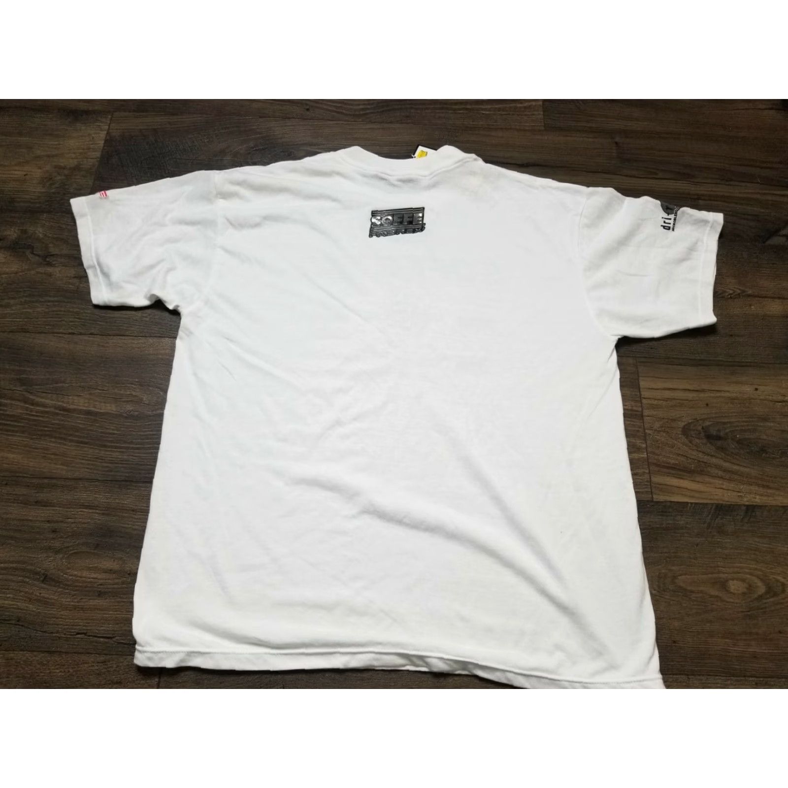 Soffe Vintage 90s Soffe T-Shirt Men’s Large White Reflective 3M Promo Cotton Unisex Size US L / EU 52-54 / 3 - 2 Thumbnail