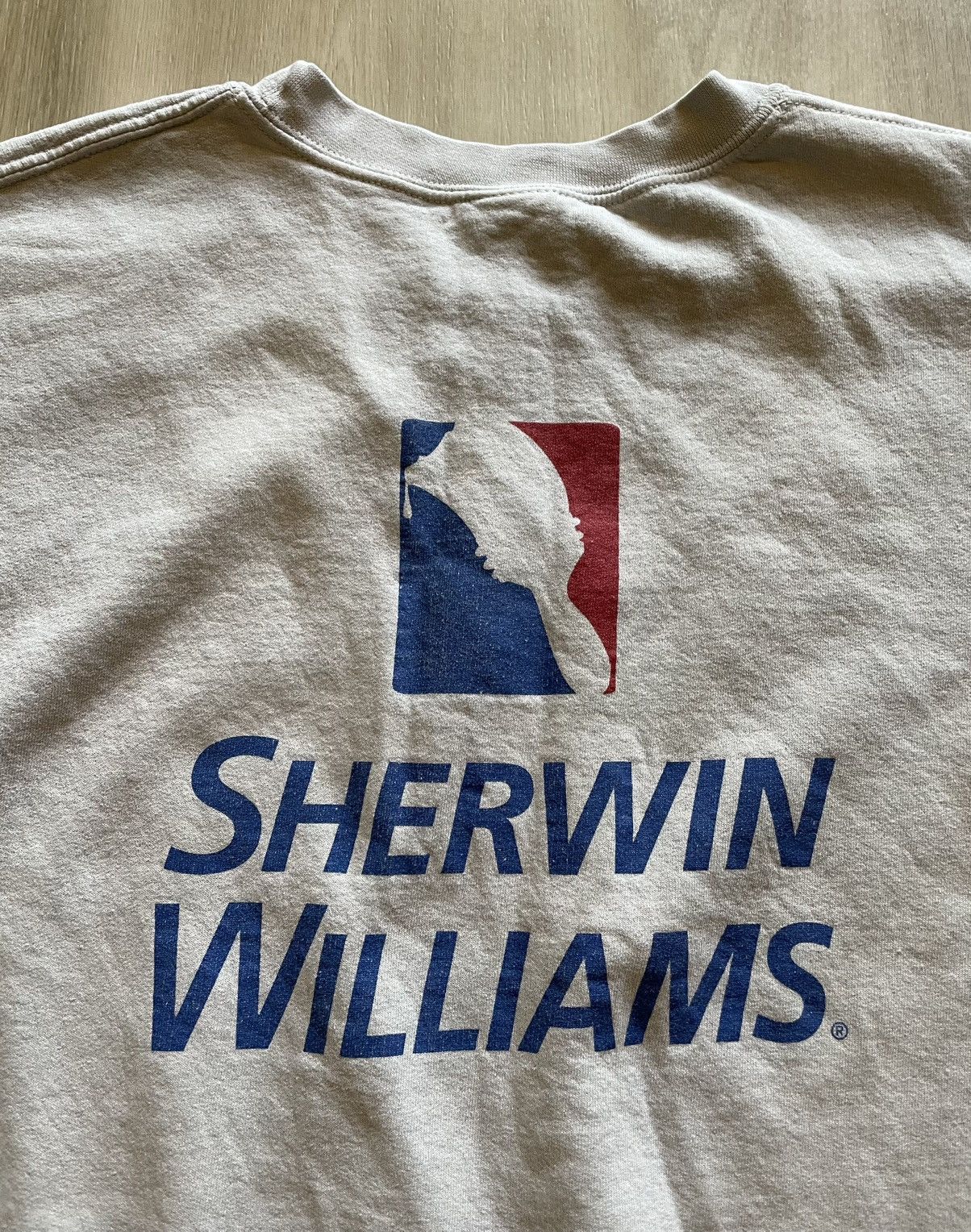 Vintage Vintage Sherwin Williams Painters Pullover Crewneck Sz XL Size US XL / EU 56 / 4 - 2 Thumbnail