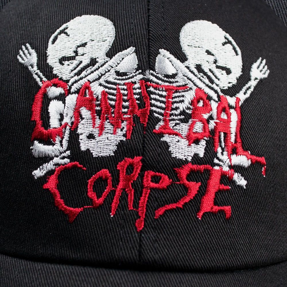 Band Tees × Vintage Cannibal Corpse Skeletons Cap Hat Deathmetal Merch Oldschool Size ONE SIZE - 3 Thumbnail