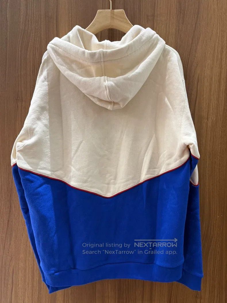 Gucci Gucci Large logo colour-blocked hooded zipper sweatshirt j Size US M / EU 48-50 / 2 - 2 Thumbnail