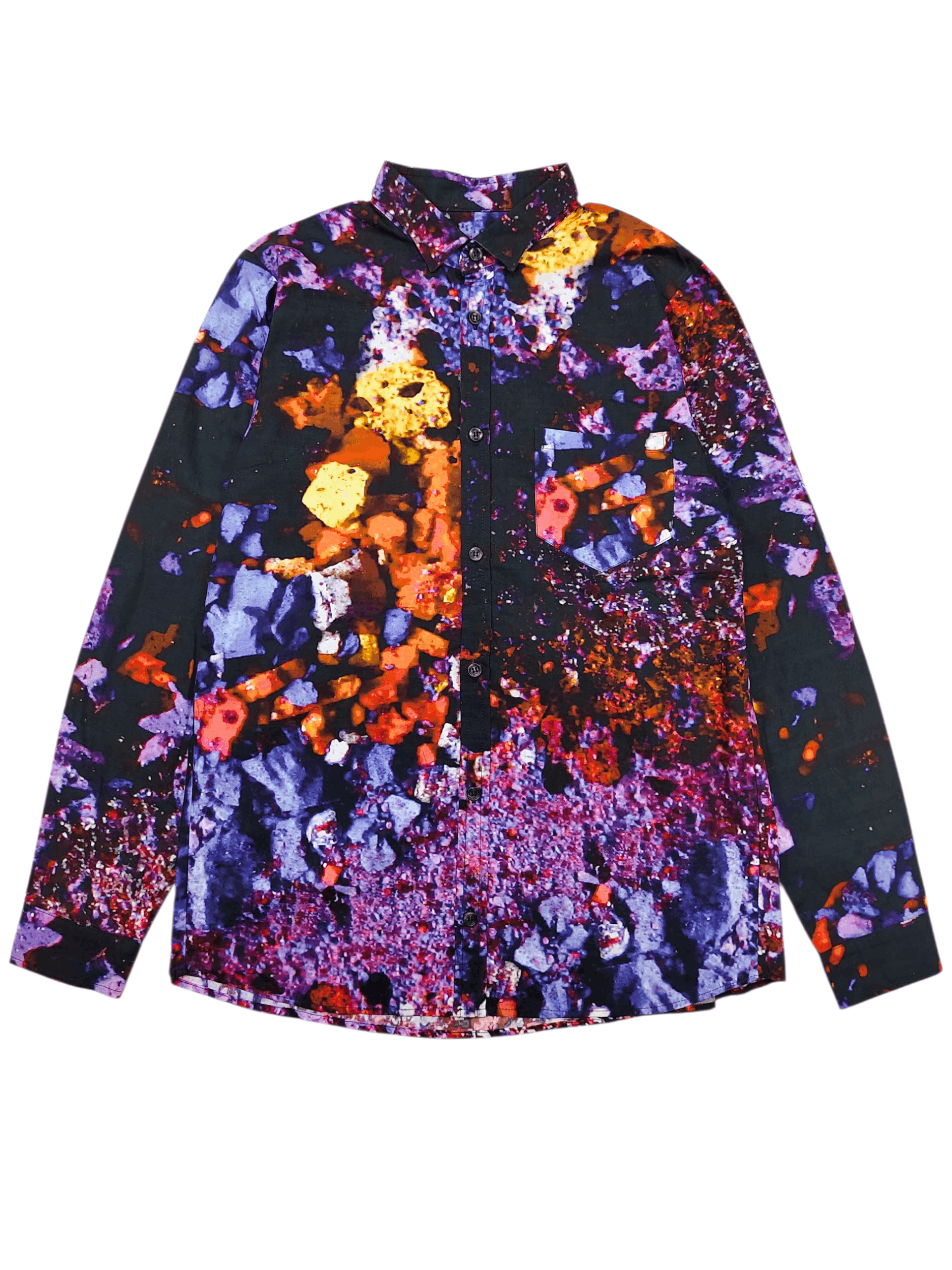 Arts & Science Laitinen- Abstract Multicolor Mineral Art Graphic Shirt Size M / US 6-8 / IT 42-44 - 1 Thumbnail
