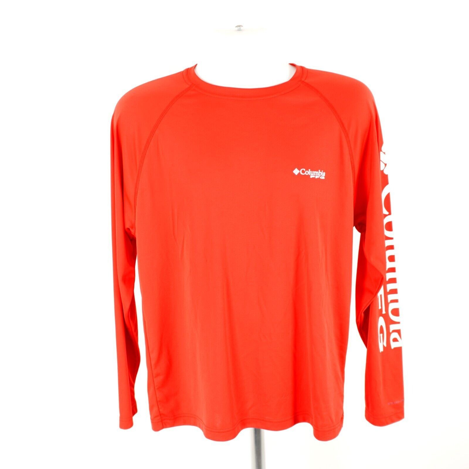 Columbia Columbia PFG Omni-Shade Small T-Shirt Red Long Sleeve Crew N Size US S / EU 44-46 / 1 - 6 Thumbnail