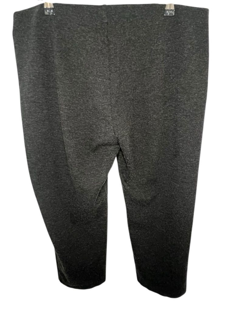 Eileen Fisher NWOT Eileen Fisher Grey Soft Stretchy Cropped Basic Pants Size 29" - 3 Thumbnail