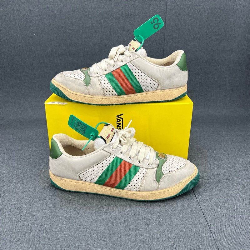 Gucci Gucci Screener Sneakers in Gray Green - Size US 10.5 / EU 43-44 - 7 Thumbnail