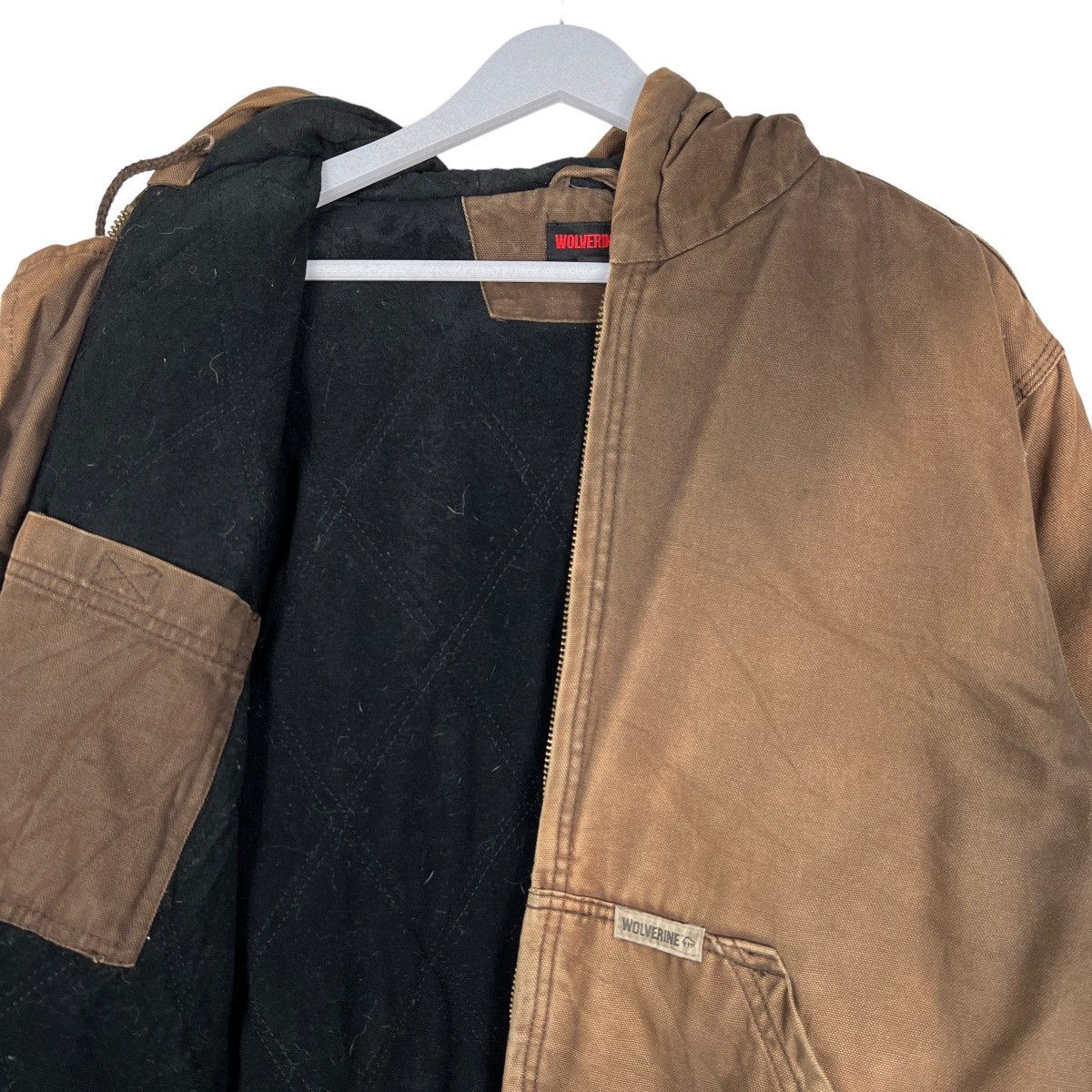 Wolverine 🔥 WOLVERINE DUCK CANVAS DYED DESTROY DISTRESS BOMBER JACKET Size US M / EU 48-50 / 2 - 11 Thumbnail