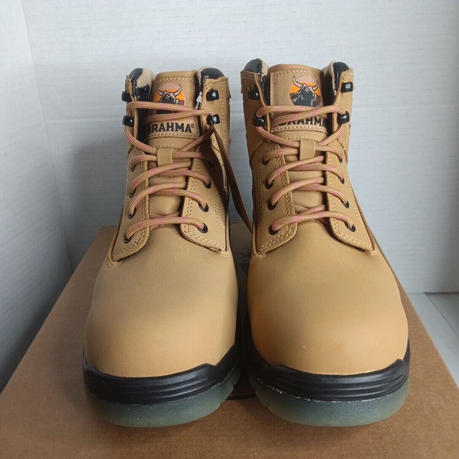 & Other Stories Brahma Womens Combustion Steel Toe Work Boots Size 9.5 Wheat Size US 9.5 / IT 39.5 - 1 Thumbnail