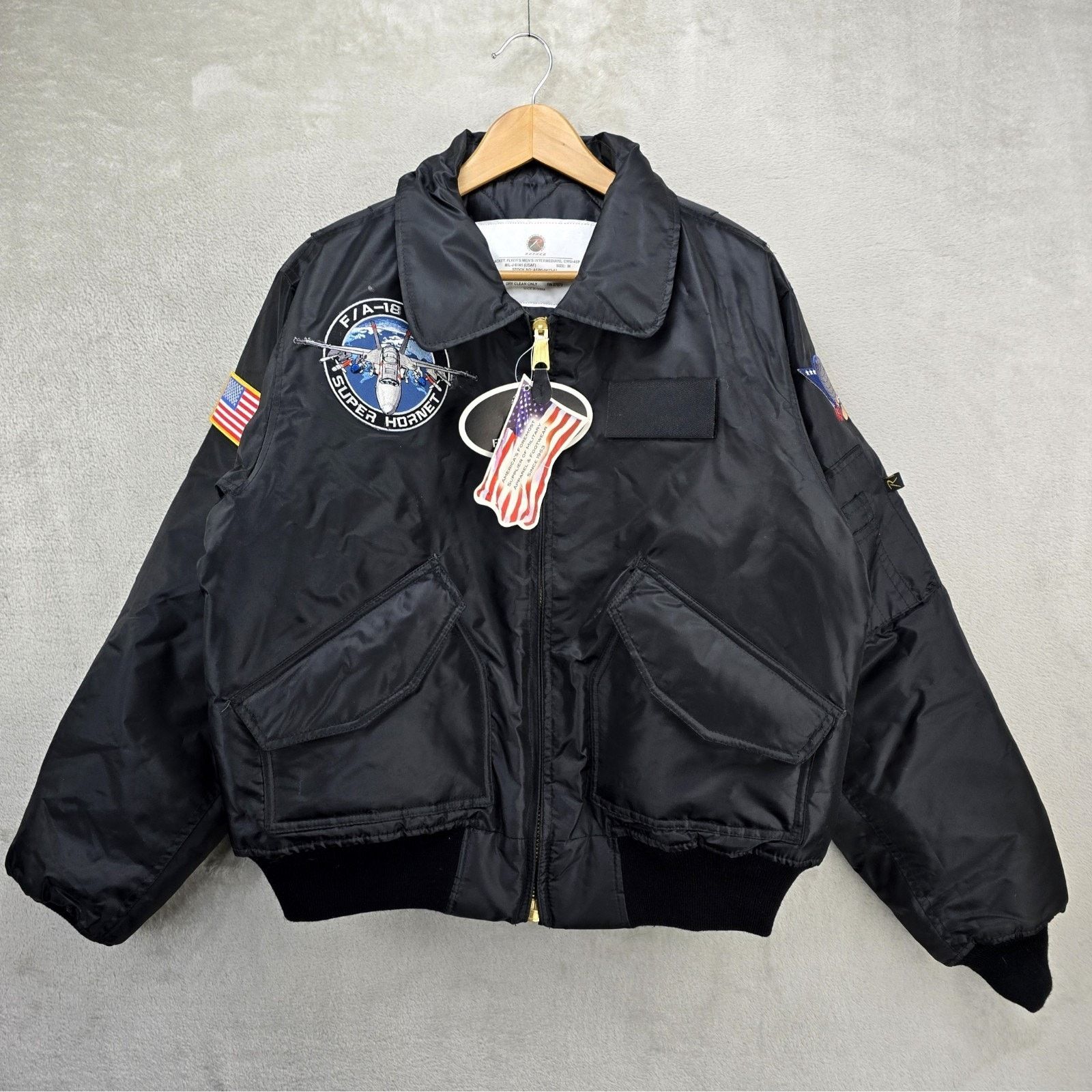 Rothco Rothco Flyer Intermediate CWU-45P Flight Jacket Medium FLAWS Size US M / EU 48-50 / 2 - 1 Thumbnail