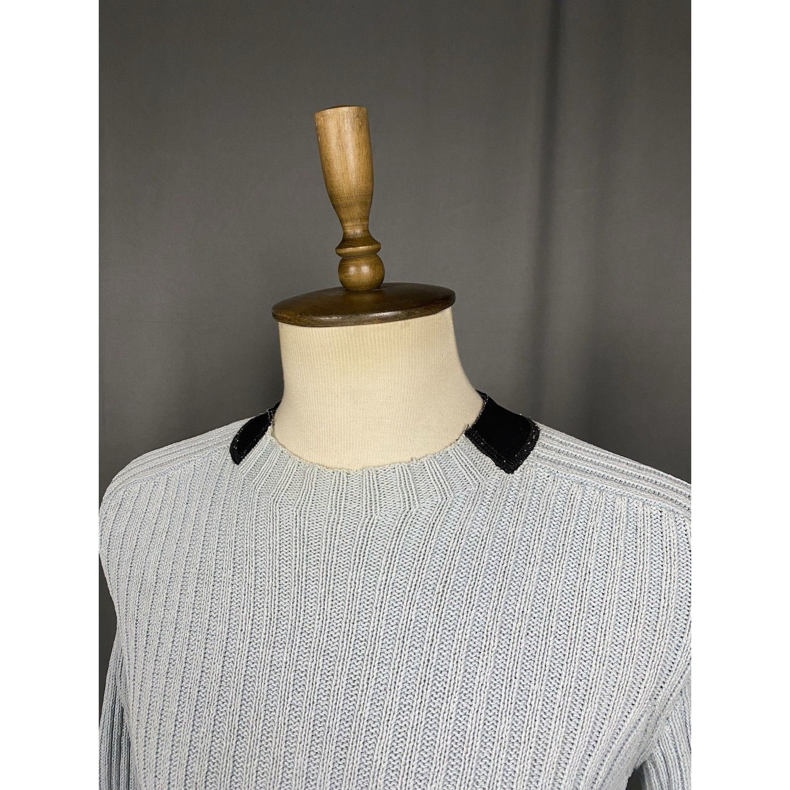 Stone Island Stone Island Vintage Men's Blue Crewneck Knitted Sweater Siz Size US S / EU 44-46 / 1 - 7 Thumbnail