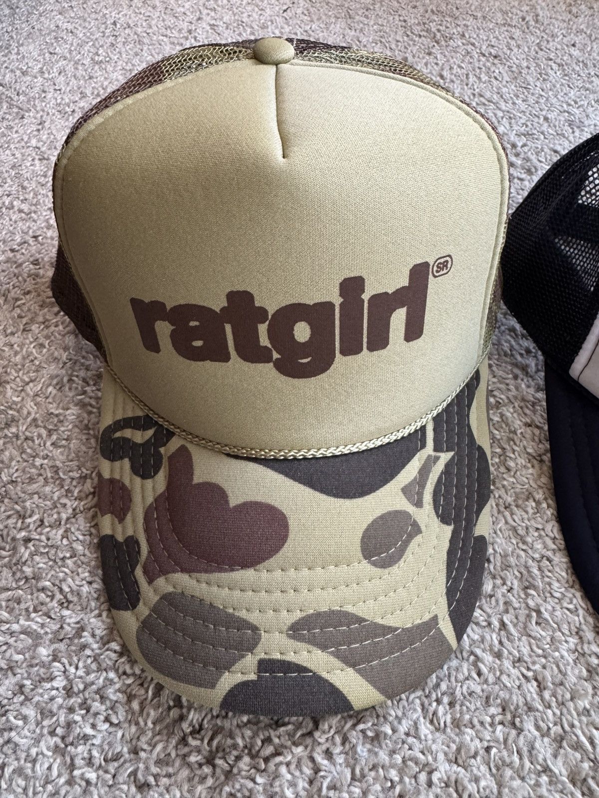Stray Rats Camo and navy ratgirl hats bundle Size ONE SIZE - 3 Thumbnail