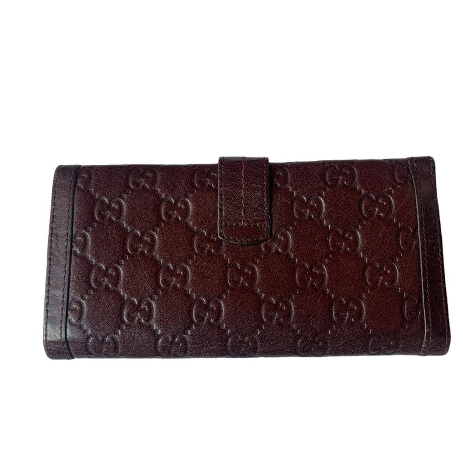 Gucci Gucci Guccissima Brown Wallet Size ONE SIZE - 3 Thumbnail