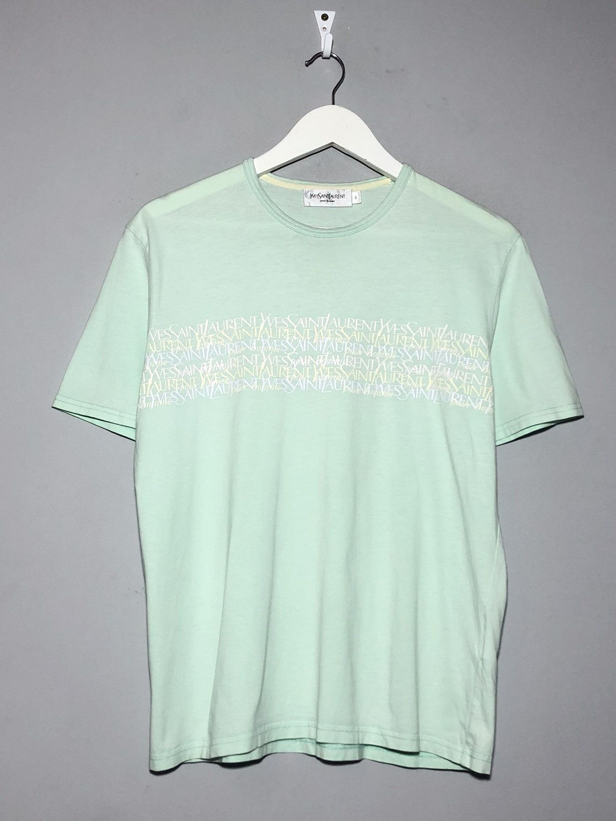 Vintage × Yves Saint Laurent Vintage Yves Saint Laurent Y2k Streetwear Style T-shirt Size US S / EU 44-46 / 1 - 1 Thumbnail