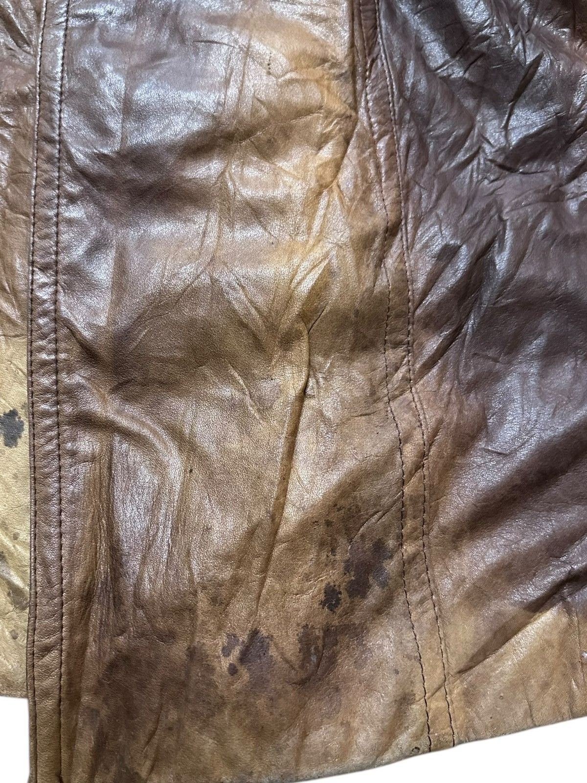 4GSELLER Vintage Japanese Brand Leather German Style trenchcoat Size XL / US 12-14 / IT 48-50 - 9 Thumbnail