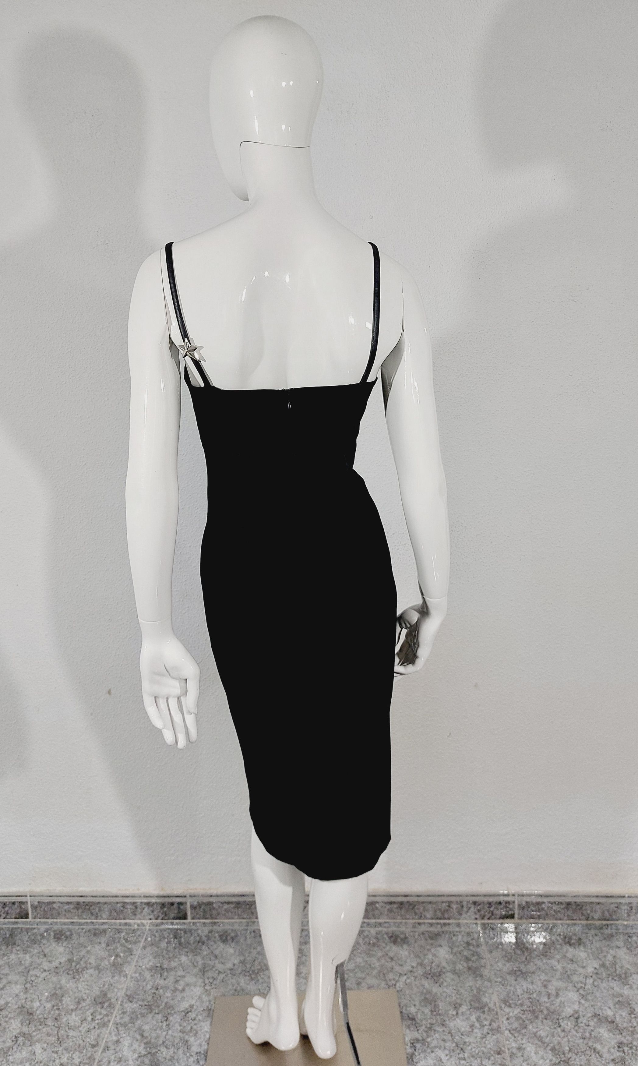 Thierry Mugler Thierry Mugler Corset Leahter Bustier Silver Star Dress Size S / US 4 / IT 40 - 9 Thumbnail