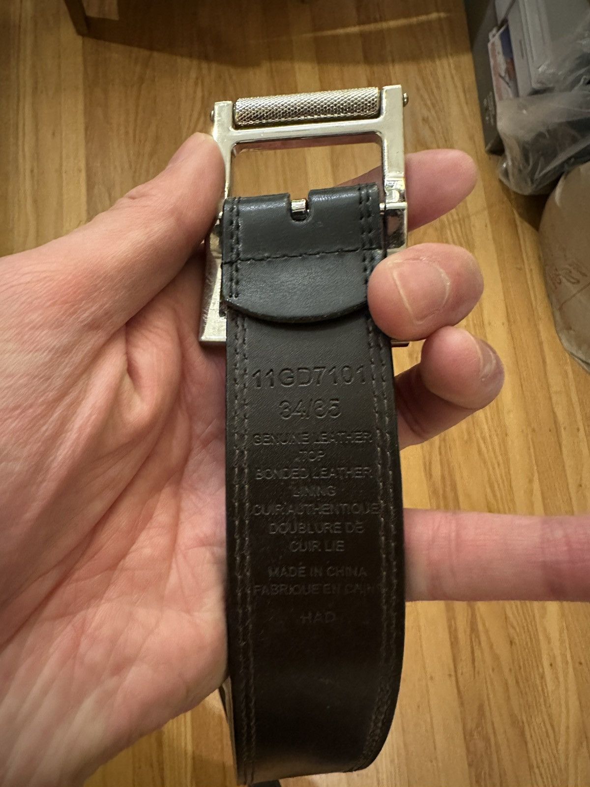 Dickies Dickies Reversible Genuine Leather Belt Size 34 - 3 Thumbnail