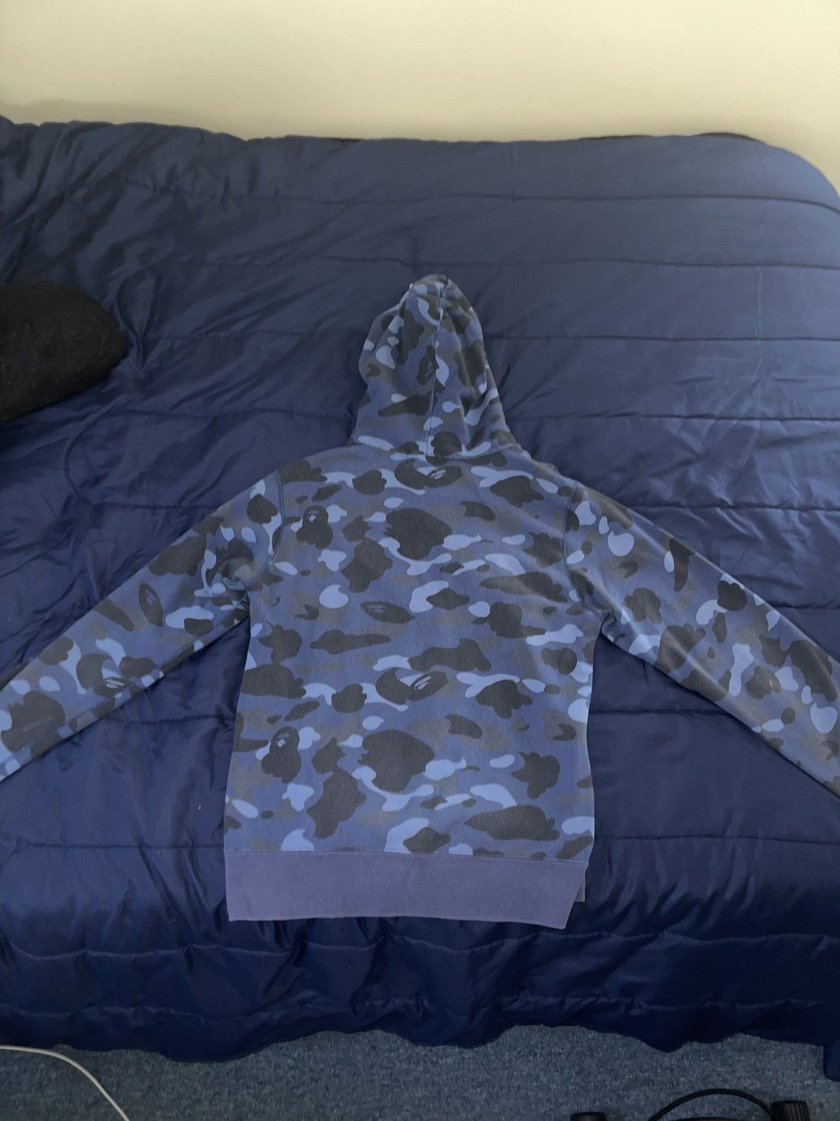 Bape Bape Color Navy Camo Full Zip Hoodie (FW19) Size US L / EU 52-54 / 3 - 2 Thumbnail