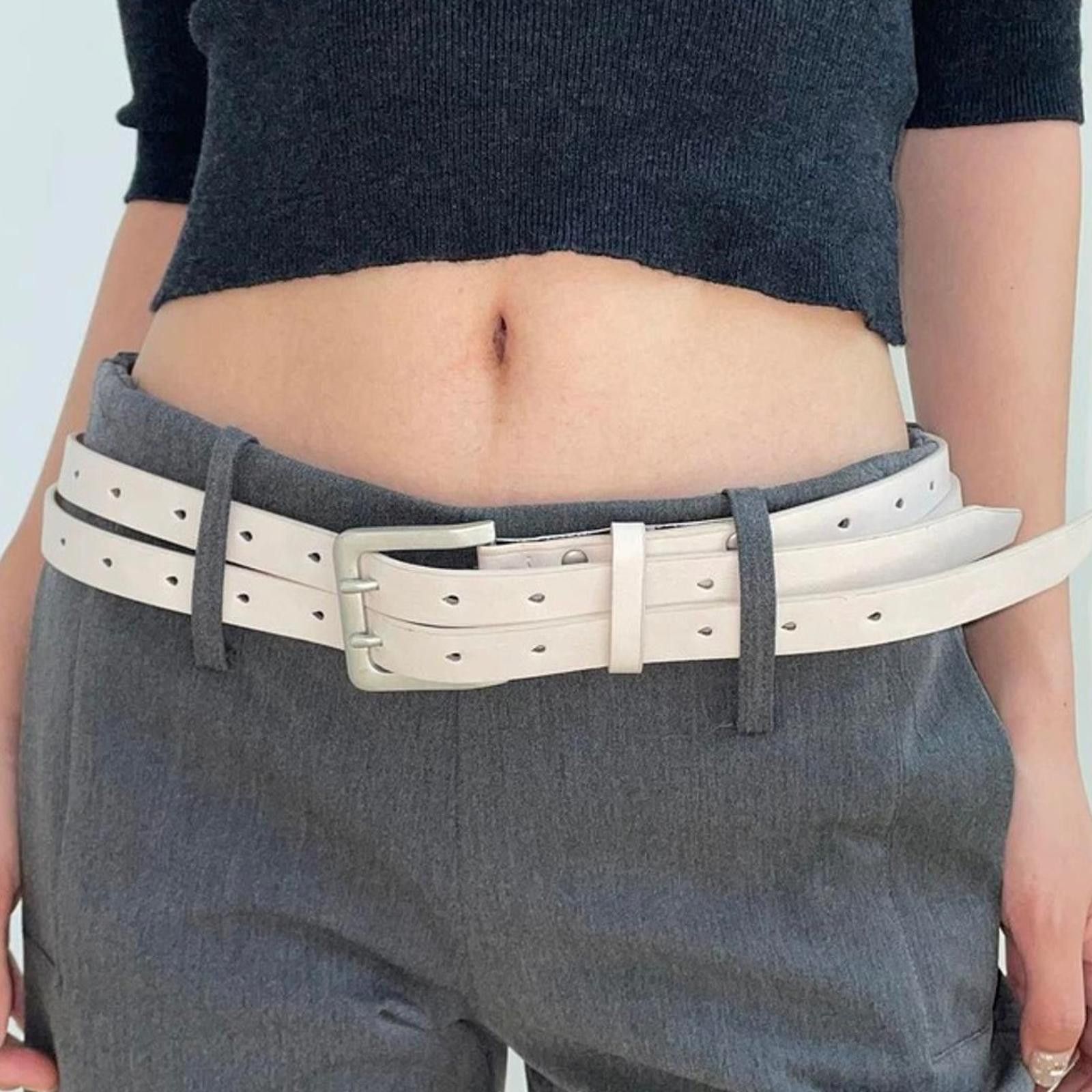 Japanese Brand Y2K Casual Layered Buckle Modern Belt Size ONE SIZE - 1 Thumbnail