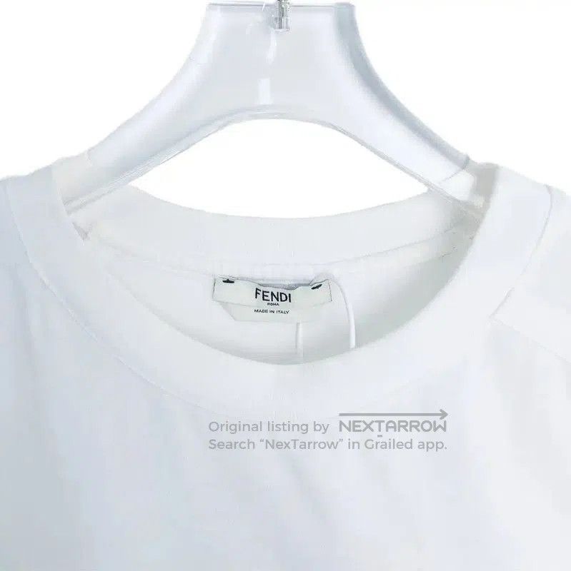 Fendi Fendi White Cotton Women's T-Shirt . Size S / US 4 / IT 40 - 2 Thumbnail