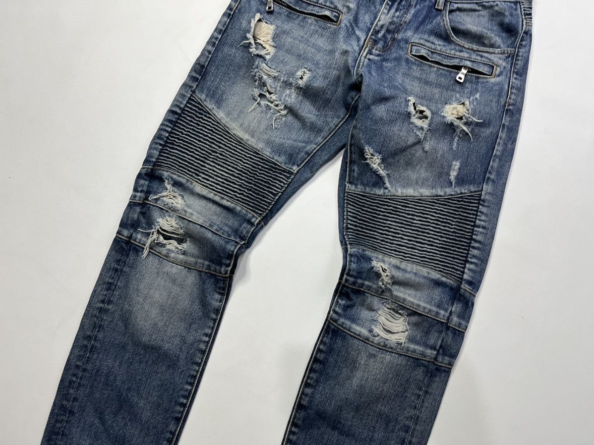 Embellish Embellish biker denim pant Size US 32 / EU 48 - 3 Thumbnail