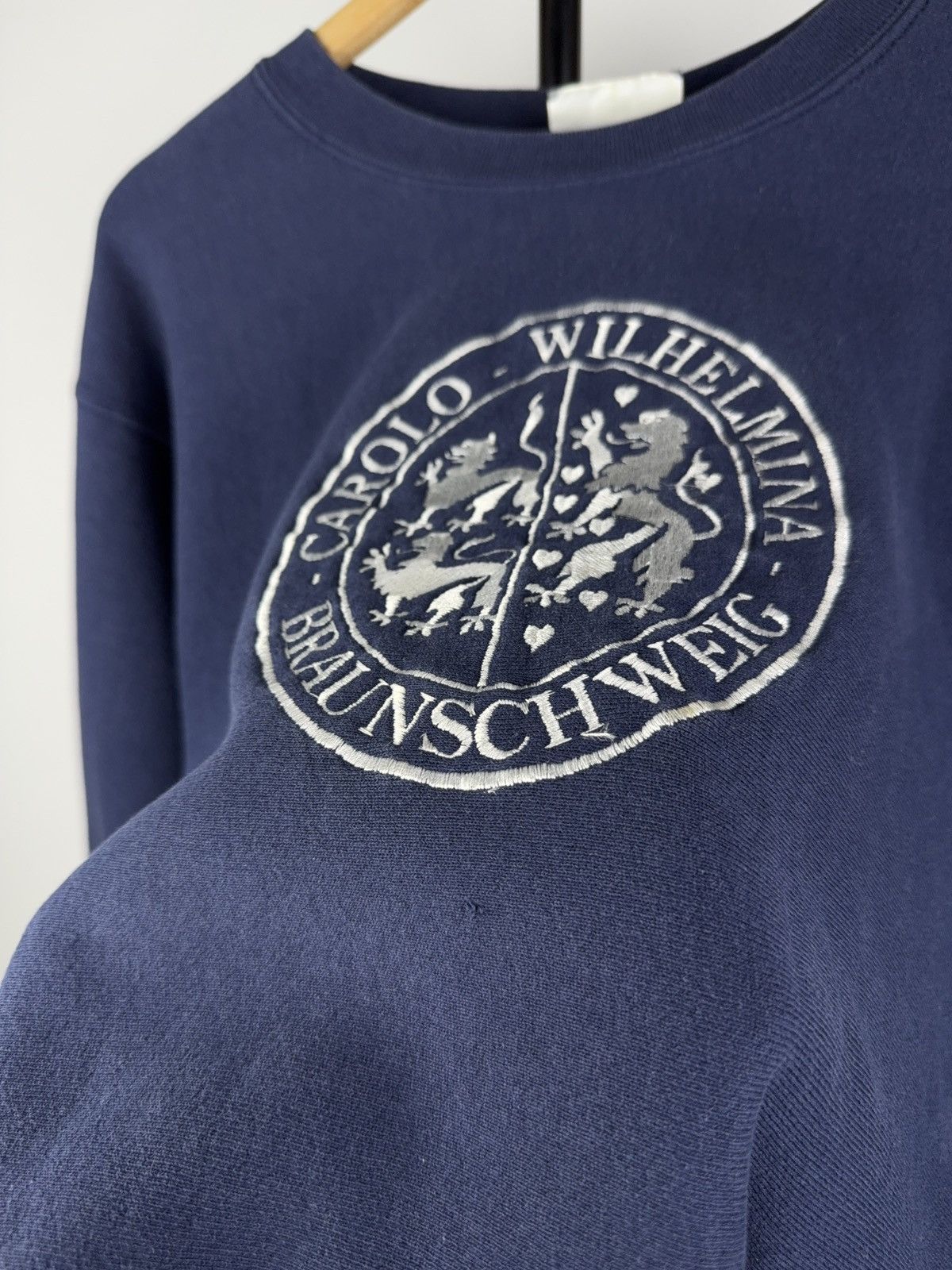 Lee × Vintage Lee University Crewneck Sweatshirt Carolo-Wilhelmina Logo Size US L / EU 52-54 / 3 - 5 Thumbnail
