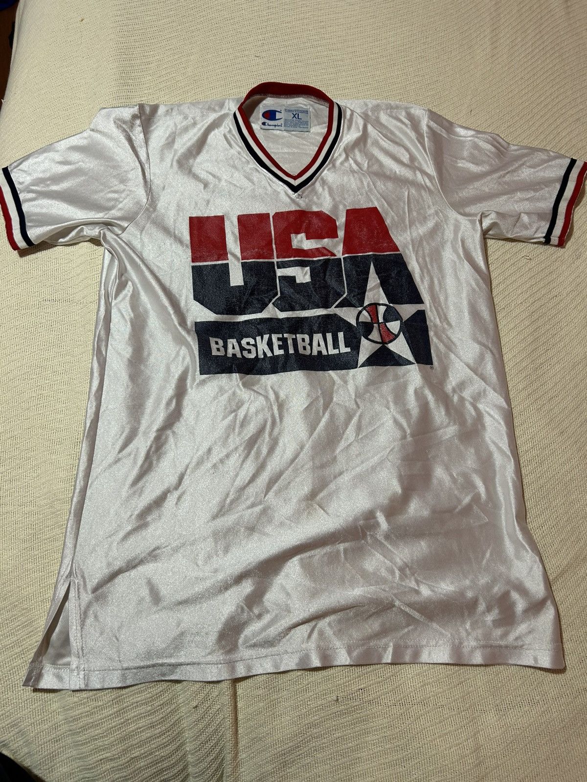 Vintage USA Basketball Jersey Size US XL / EU 56 / 4 - 1 Thumbnail