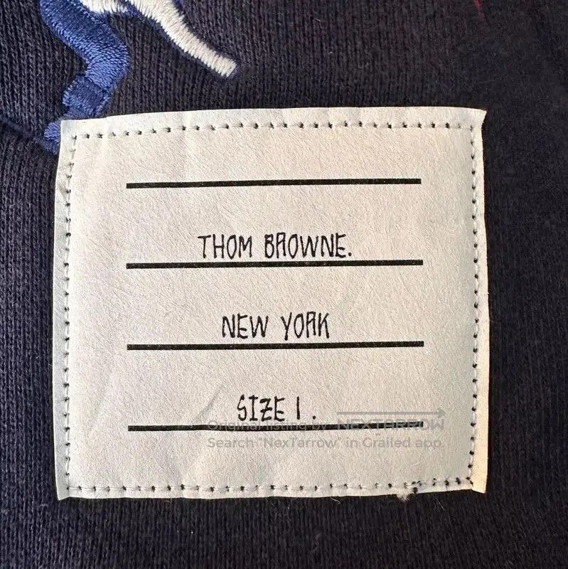 Thom Browne Thom Browne Navy Cotton Women's Sweatshirt . Size S / US 4 / IT 40 - 3 Thumbnail