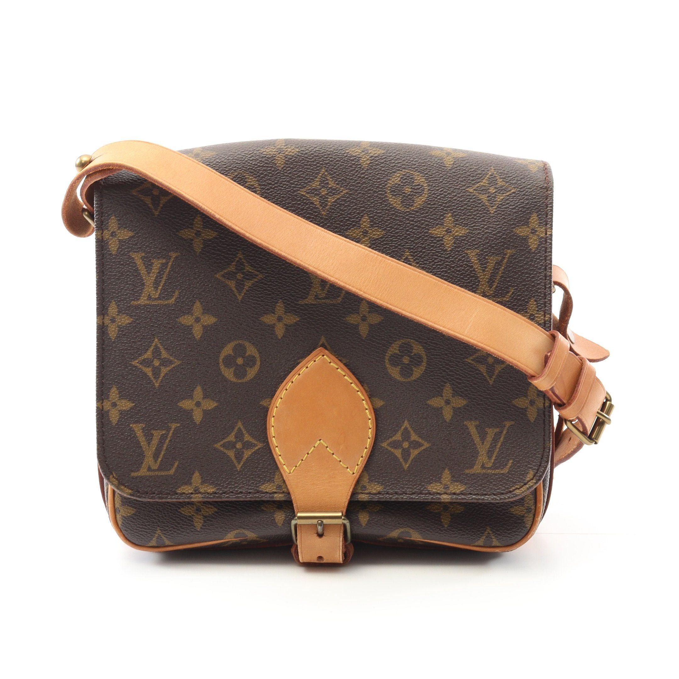 Louis Vuitton Louis Vuitton Cartesier Mm Monogram Shoulder Bag Leather Brown Size ONE SIZE - 1 Thumbnail