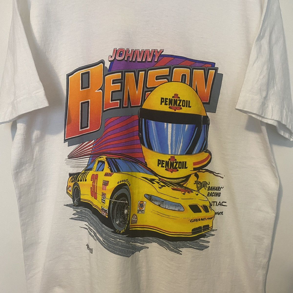 NASCAR Vintage 1996 Nascar Racing T-Shirt Size US L / EU 52-54 / 3 - 2 Thumbnail