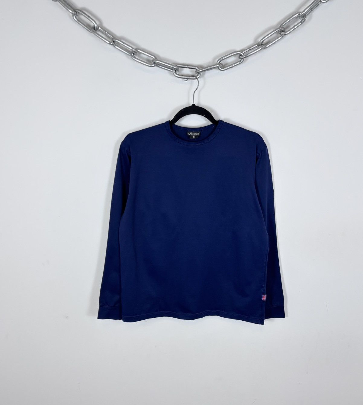Belstaff Belstaff Vintage Women’s Navy Blue Long Sleeve T-Shirt Tee Size S / US 4 / IT 40 - 1 Thumbnail