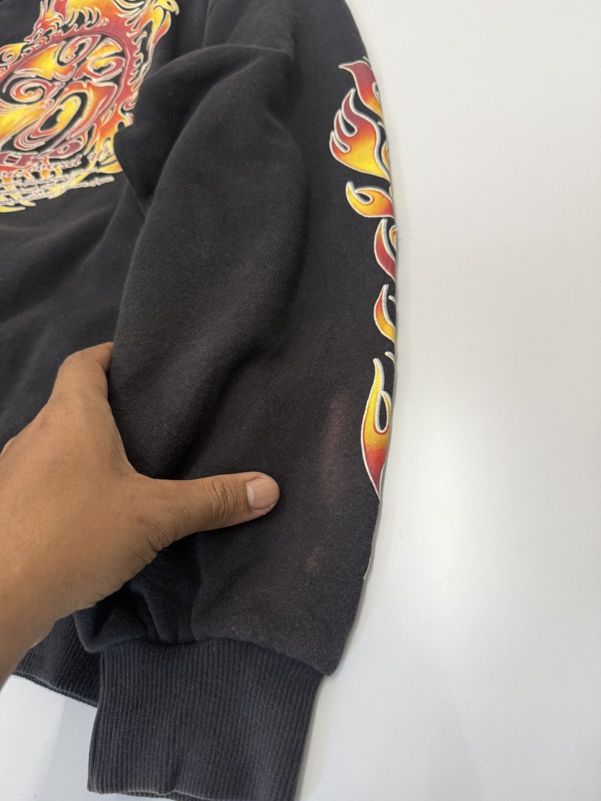 Sun Surf 🔥 FLAME 🔥 Piko Longboard Wear Big Logo Roundneck Sweat - L Size US L / EU 52-54 / 3 - 13 Thumbnail