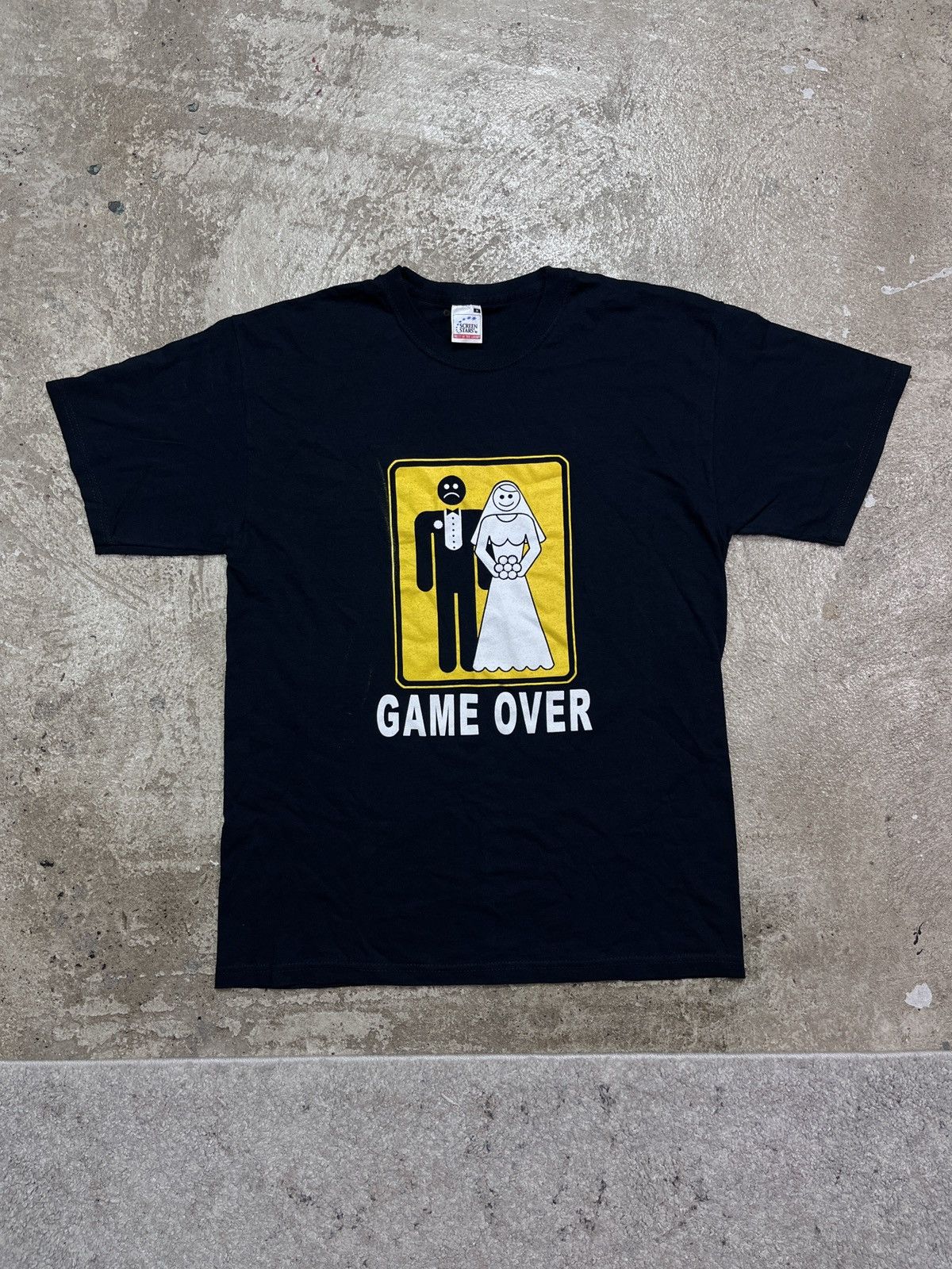 Vintage 1990s GAME OVER TEE - LOT № 712 Size US M / EU 48-50 / 2 - 1 Thumbnail