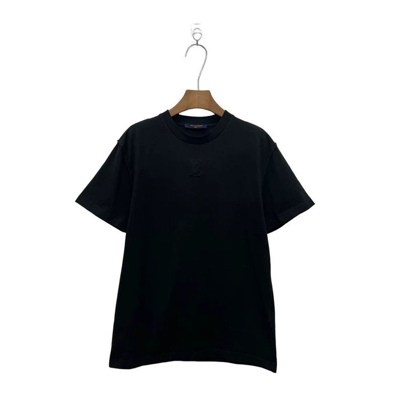 Louis Vuitton Louis Vuitton Black embossed short sleeve Size US S / EU 44-46 / 1 - 1 Thumbnail