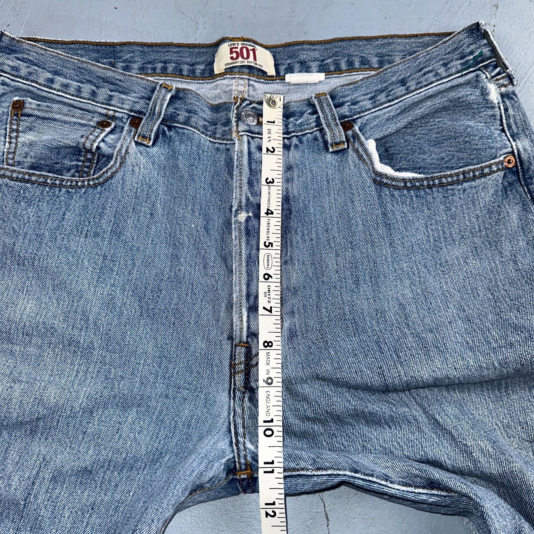 Levi's Levi's 501 Vintage Jeans 34x32 Blue Light Wash 34 32 Men Regular 90s Straight Core Levi'S 501 Series Vintage Size US 34 / EU 50 - 7 Thumbnail