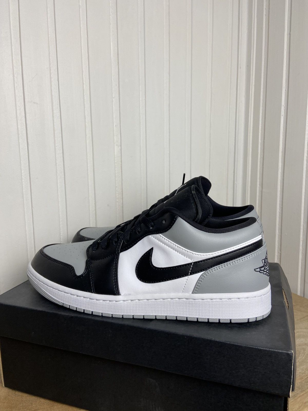 Jordan Brand New Jordan 1 Low Shadow Toe Grey Authentic Size 12US Size US 12 / EU 45 - 7 Thumbnail