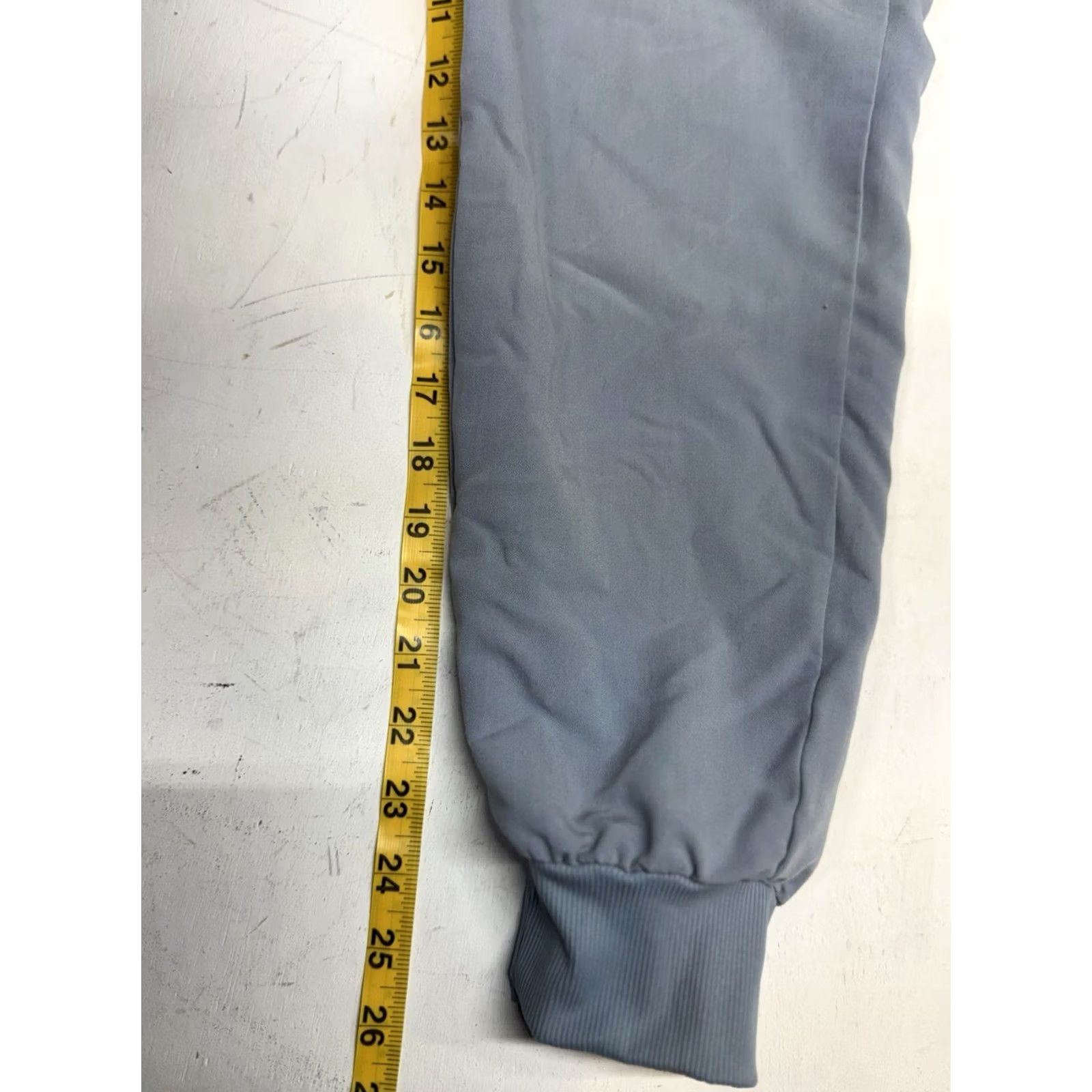 Vintage FIGS Zamora Jogger Scrub Pants Womens XS Gray Blue Pull On Elastic Waist Size 26" / US 2 / IT 38 - 5 Thumbnail