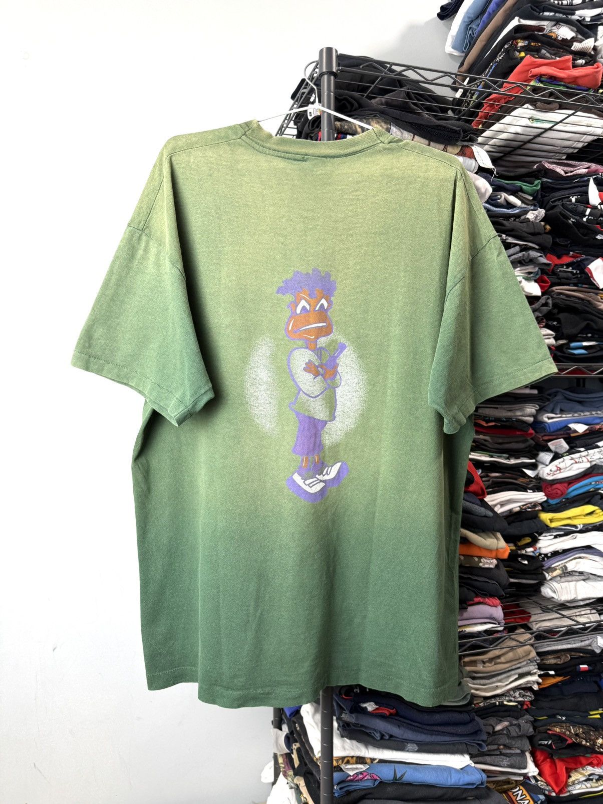 Band Tees × Rap Tees Rare! 1990’s Vintage Graffiti Rap Husla Gangsters T Shirt Size US XL / EU 56 / 4 - 2 Thumbnail