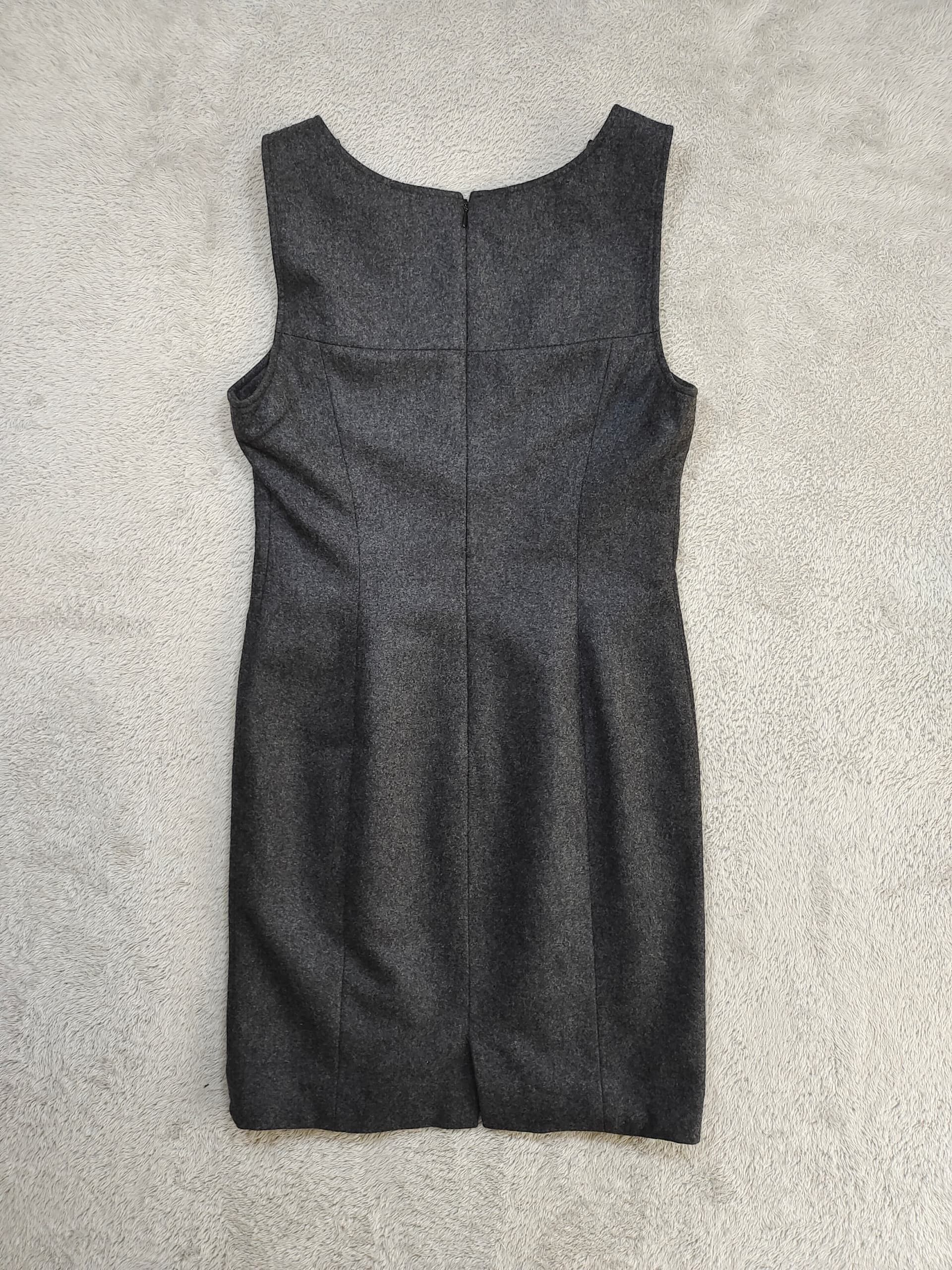 Courreges Courrèges Paris Wool Mini Dress, Silver Buckles (XS/S) Size S / US 4 / IT 40 - 4 Thumbnail