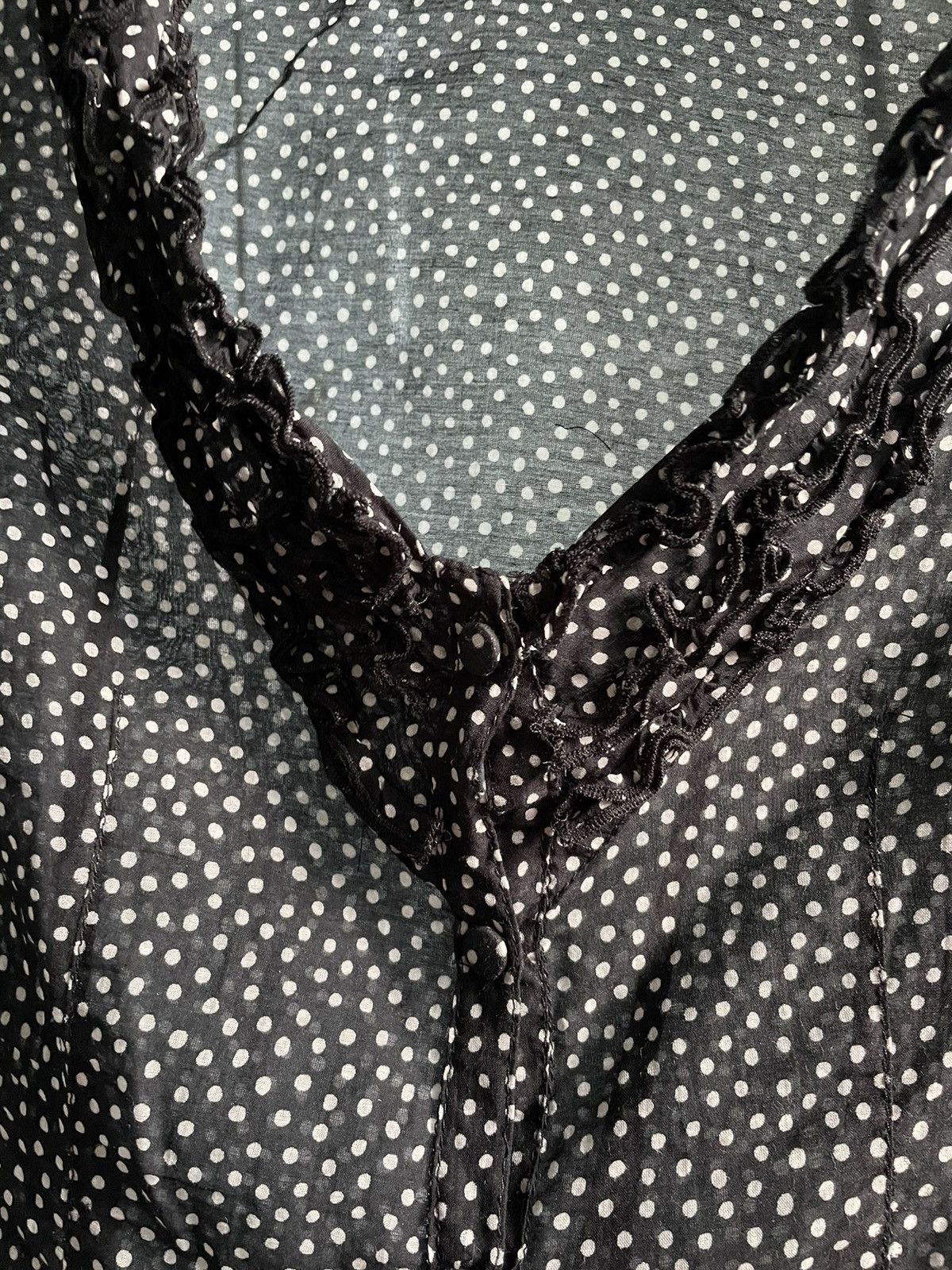 Vintage Vintage Stefanel Dot Print Top Size XS / US 0-2 / IT 36-38 - 6 Thumbnail