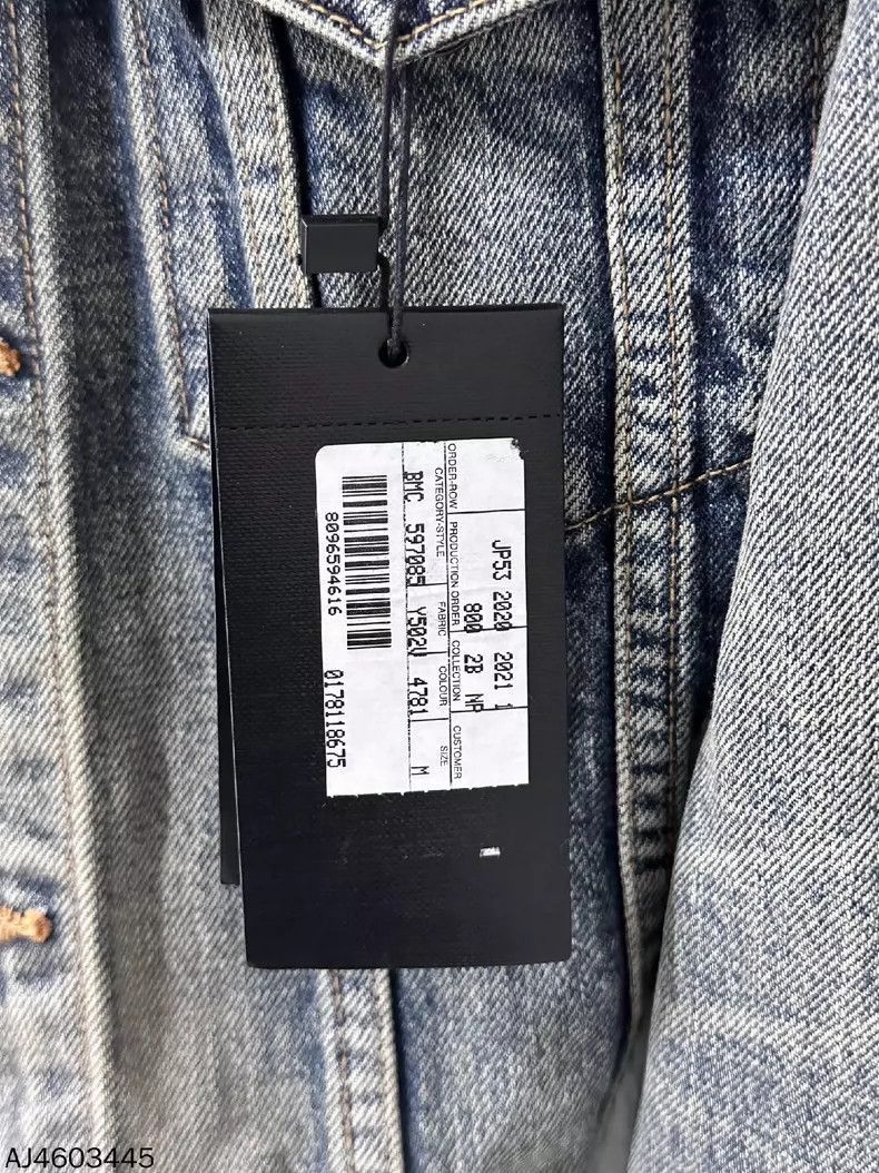 Saint Laurent Paris Saint Laurent Paris Washed denim vintage jacket-2506 Size US S / EU 44-46 / 1 - 5 Thumbnail