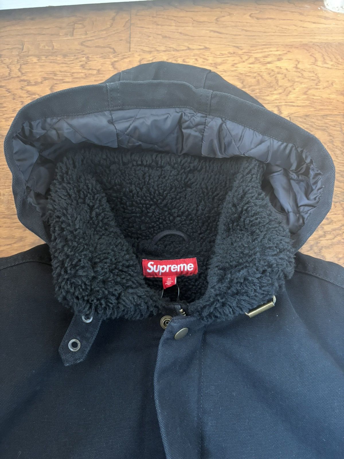 Supreme Supreme Faux Shearling Lined Bomber Jacket Size US M / EU 48-50 / 2 - 4 Thumbnail