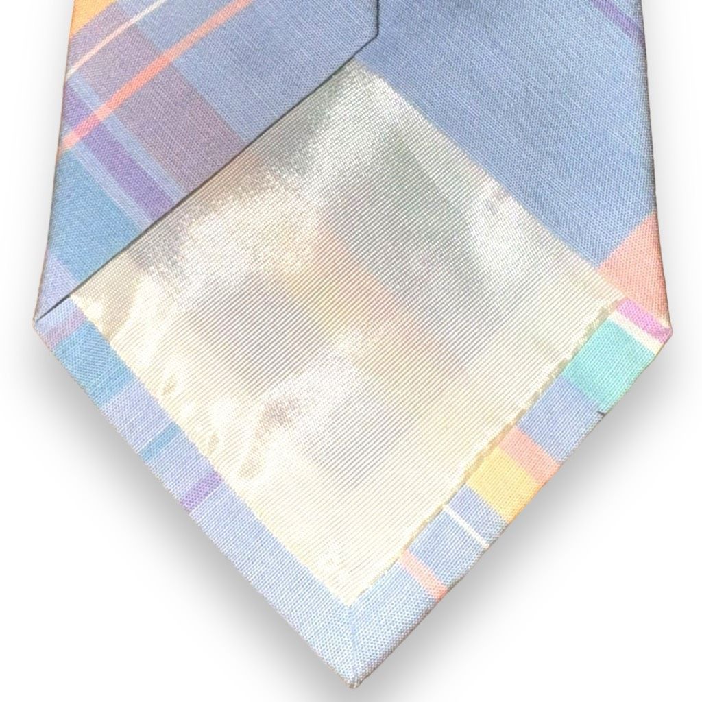 Pendleton 70s Pendleton Pastel Check Cotton Neck Tie Size ONE SIZE - 4 Thumbnail