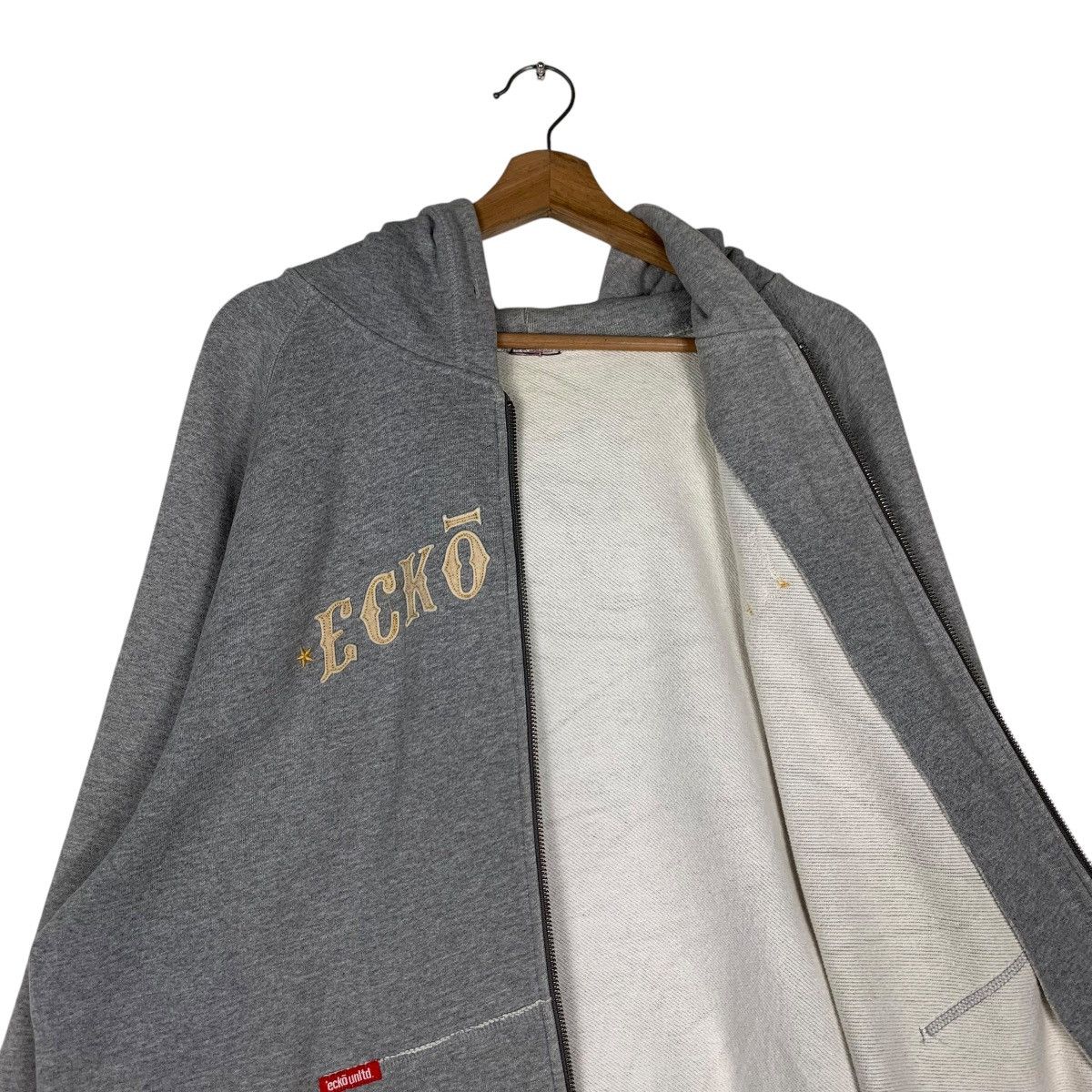 Ecko Unltd. ECKO UNTLD Big Logo Zipper Hoodies Sweatshirt #1336-C60 Size US M / EU 48-50 / 2 - 12 Thumbnail