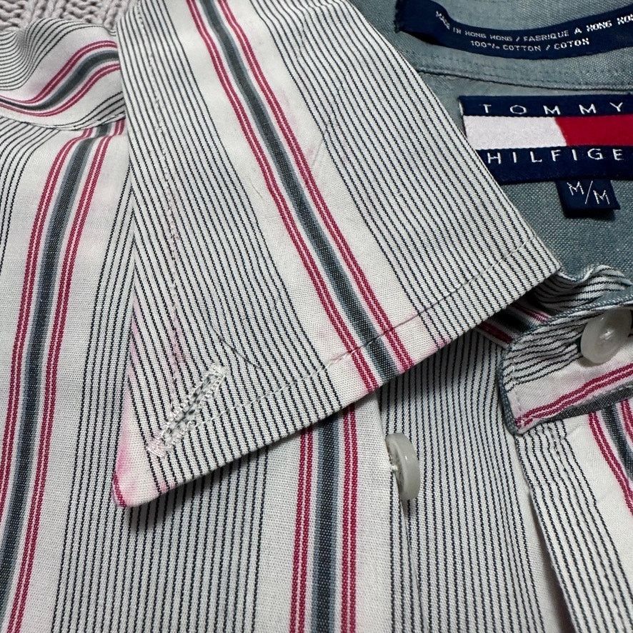 Tommy Hilfiger Vintage Tommy Hilfiger striped button down size M Size US M / EU 48-50 / 2 - 8 Thumbnail