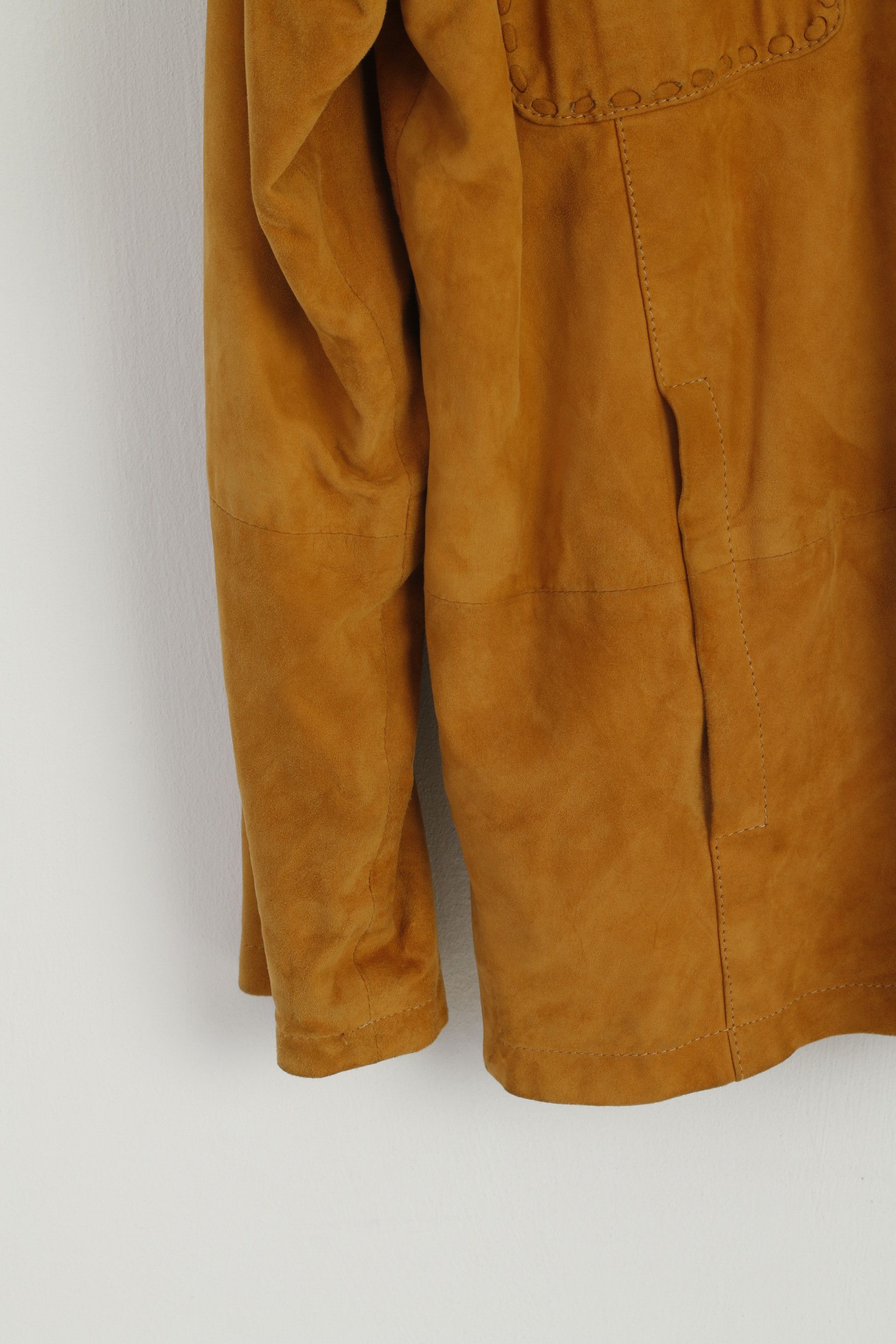 Leather Montes Men 50 L Casual Shirt Camel Western Leather 7697 Size US L / EU 52-54 / 3 - 4 Thumbnail