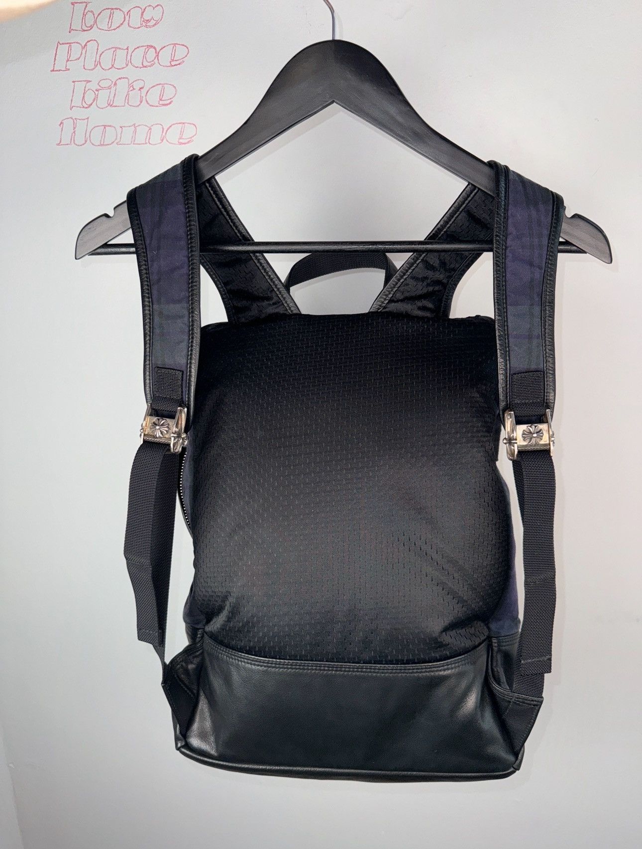 Chrome Hearts ULTIMATE GRAIL🏁EARLY 2000'S PLAID CROSS PATCH MOTO BACKPACK Size ONE SIZE - 7 Thumbnail