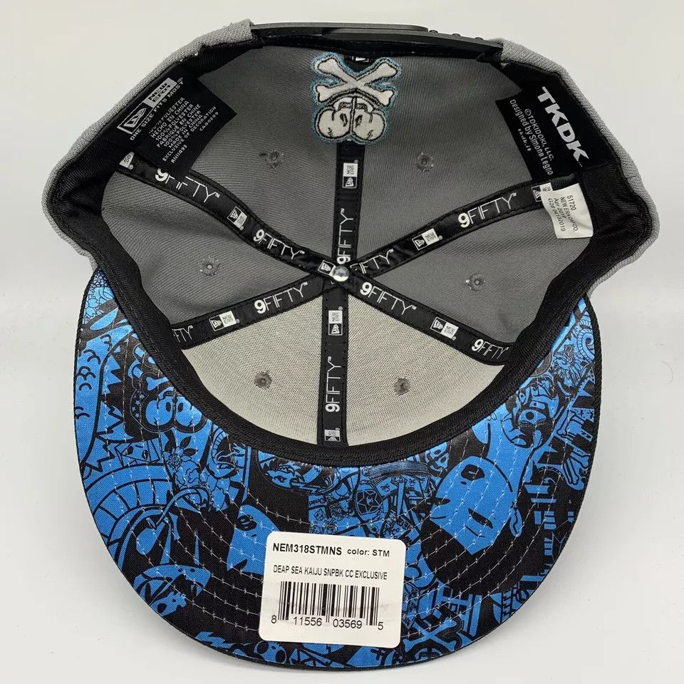 New Era TKDK Tokidoki Hat Men Deep Sea Kaiju Snap Back Cap Size ONE SIZE - 5 Thumbnail