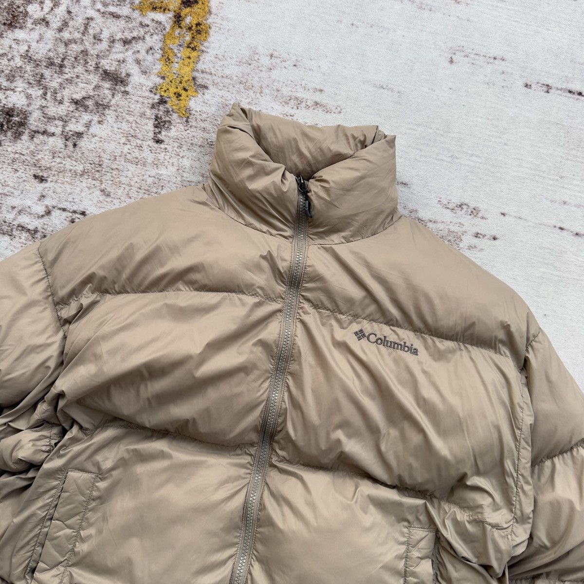 Columbia COLUMBIA SPORTSWEAR PUFFER DOWN JACKET BEIGE M Size US M / EU 48-50 / 2 - 2 Thumbnail